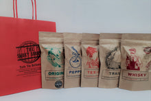 Load image into Gallery viewer, Beef jerky presentation gift bag 5 x 50g full range