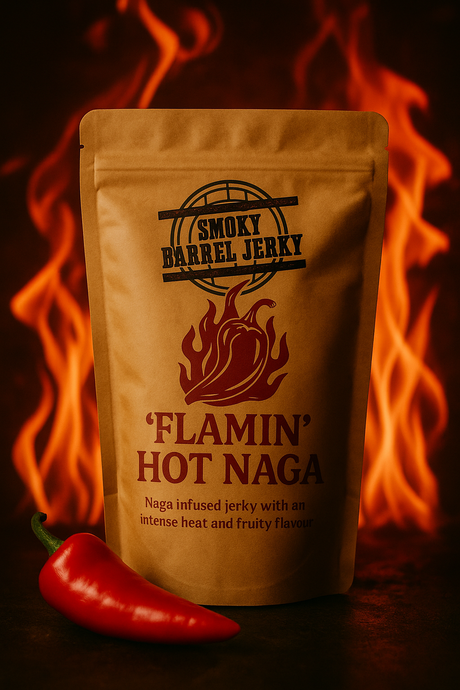 Naga jerky - 200g Biodegradable & resealable expedition pouch