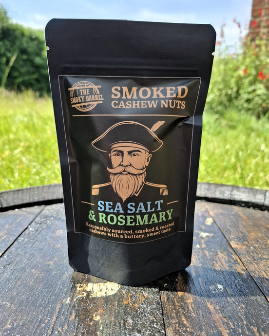 Roasted and hickory wood smoked cashew 250g - free postage