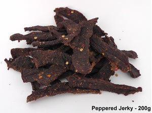 "Base camp"  - 5 x 200g jerky bulk resealable biodegradable/recyclable,  expedition pouches - P&P included